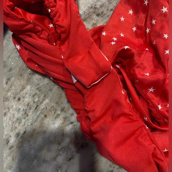 brand new never worn zara red bodysuit with white stars - Picture 5 of 5